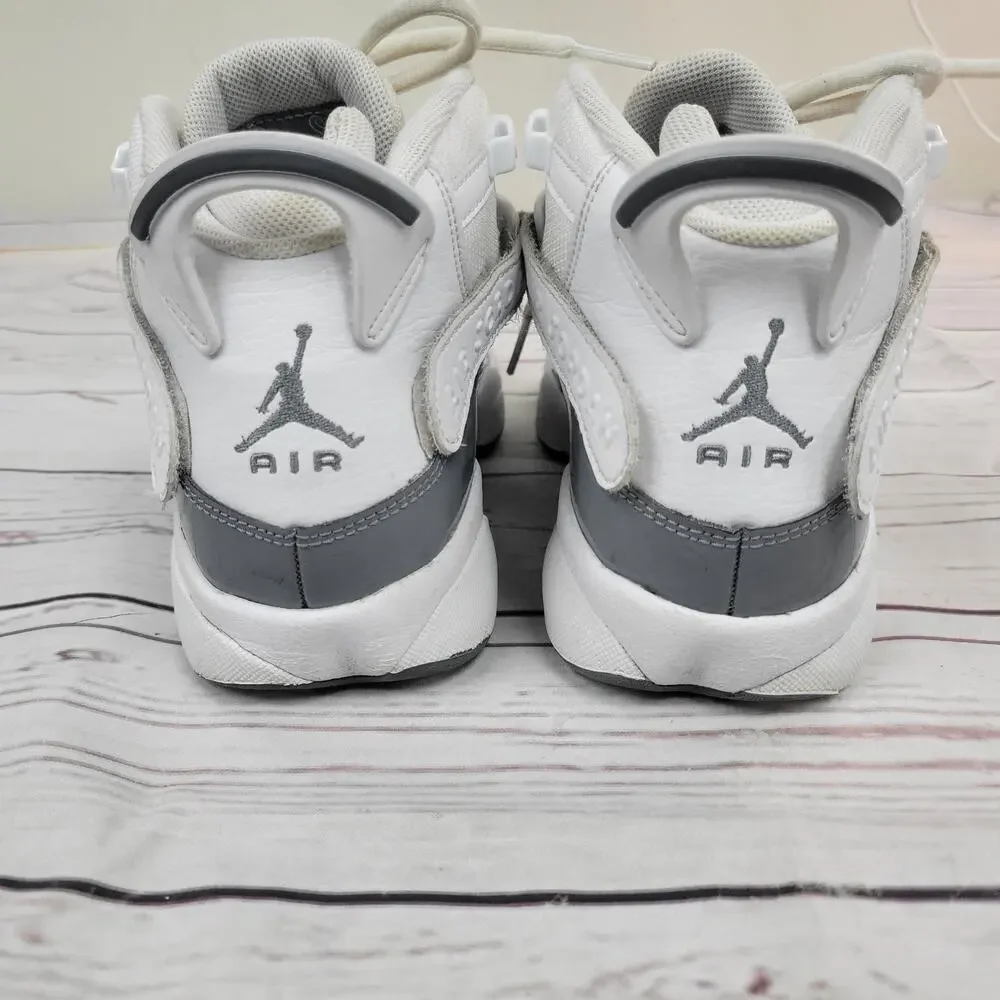 Nike Air Jordan 6 Rings Cool Grey GS 323419-121 Youth Sie 6Y Shoes